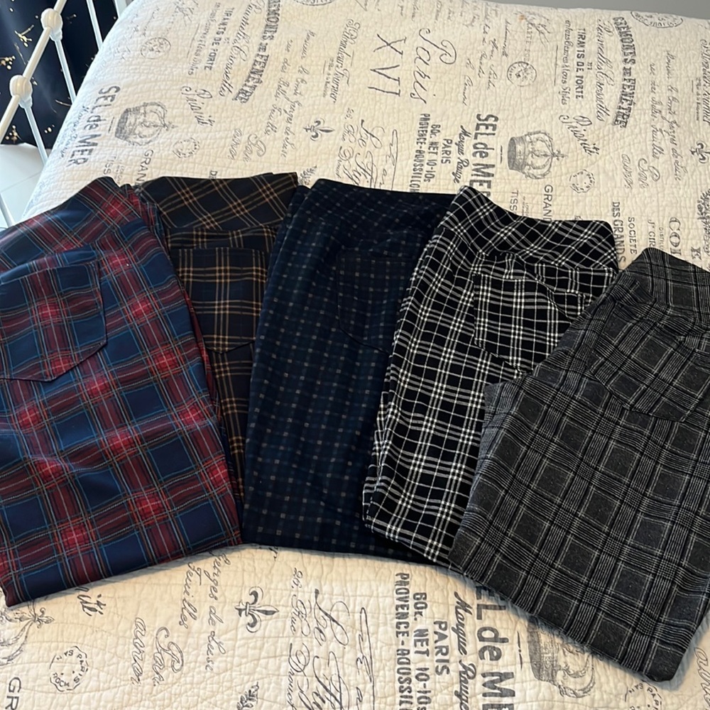 Lot of 5 work pants
